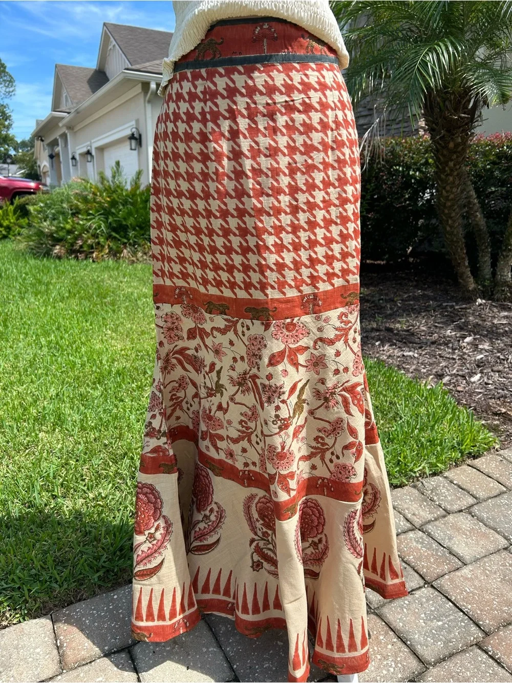 NWT🌷Mo Maya Karina Full-Length Mermaid Skirt